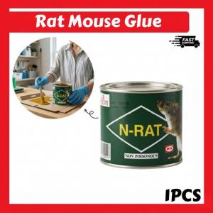 【180g】N-RAT Non Toxic Rat Mouse Trap Glue Gam Tikus Tin Super Sticky Heavy Duty Pest Control