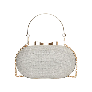 Womens Evening Bag Shoulder Purse Fashion Crossbody Purse Handbag with Chain for Bridal Wedding Party Prom