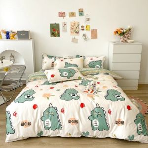 กอตซีล่า ชุดเครื่องนอน ชุดผ้าปูที่นอนลายการ์ตูน ผ้านวม ปลอกหมอน ผ้าปูที่นอน พร้อมส่งทุกขนาด ส่งเคอรี่ มีเก็บเงินปลายทาง