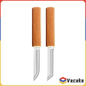 Vacaka Kitchen Double Knife Multi-purpose Stainless Steel Knife Set Cut Fruit Sushi