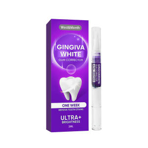West Moon Purple Whitening Pen Cleaning Dental Plaque Restoring Tooth Color Neutralize Yellow Tone Teeth Gel Whitening Agent 3ml