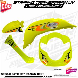 STRIPING VARIASI TRANSPARAN HONDA SCOOPY DONAT 2017 STICKER MOTIF SIMPLE TERBARU KEREN