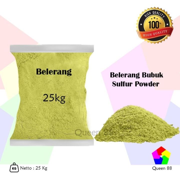Belerang Bubuk Murni 25 Kg / Sulfur Powder 25 kg / Belerang Murni 25 kg ...