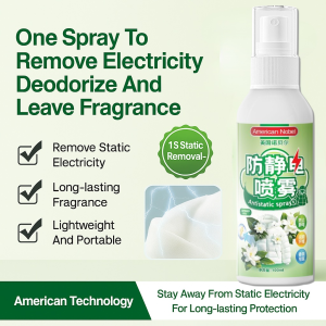 Antistatic Deodorizing Softening Hair DeWrinkle Spray