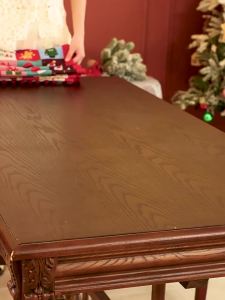 New Household Fireplace Decorative Cloth Christmas Sideboard Tablecloth Long Cloth Holiday Santa Claus Table Runner