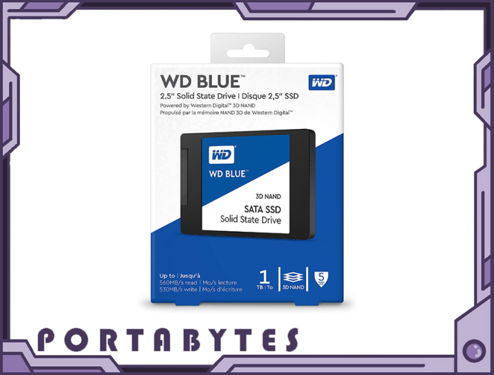 Western Digital WD Blue 3D NAND 1TB PC SSD SATA III Gb/s