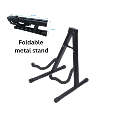 Portable Wooden Wood Foldable Holder Stand Collapsible Vertical Guitar Acoustic Classical Guitar Display Stand Rack