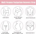 3 In 1 Postpartum Belly Band Wrap - Abdominal Binder Post Surgery C Section Compression Girdle Belt. 