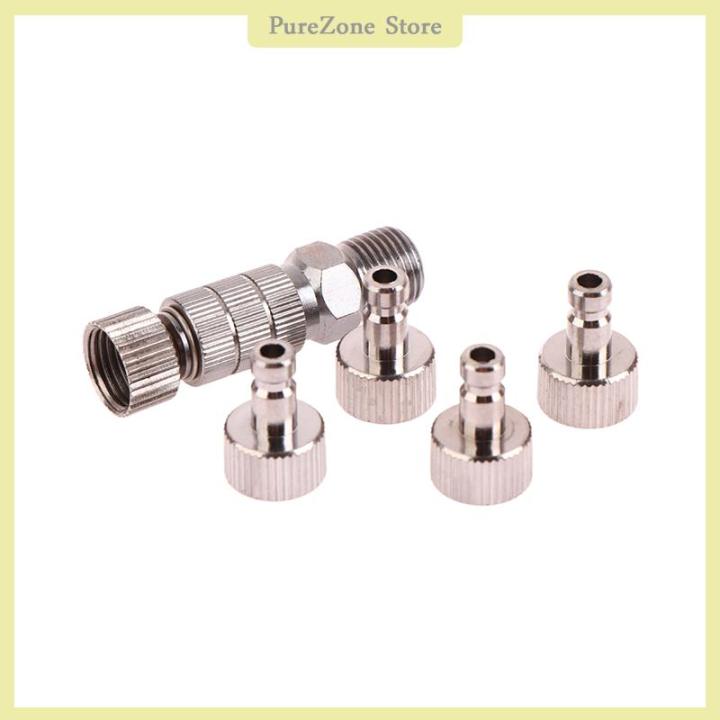 [PureZone] Airbrush nhanh chóng ngắt kết nối Coupler nhanh chóng phát hành phù hợp với bộ chuyển đổi với 5 Nam phù hợp 1 8 inch phù hợp vòi không khí bàn chải bộ phận
