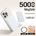 พาวเวอร์แบงค์ MagSafe 10000mAh PD 22.5W แบตสำรองไร้สาย Power Bank พาวเวอร์แบงค์ Wireless Charger iPhone เพาเวอร์แบงค์ พาเวอร์แบงค. 