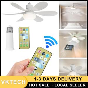 E26/27 Socket Fan LED Light Replacement Light Bulb/Ceiling Fan Dimmable 40W/30W 3 Speeds for Bedroom Kitchen Living Room