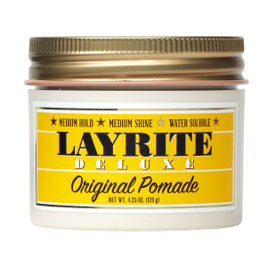 Layrite Deluxe Original Pomade - Medium Shine | Medium Hold | Water Soluble