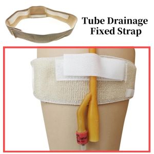 Durable Urine Bag Leg Holder Fixation Band Catheter Fixator Elastic Adjustable Comfortable External Fixator
