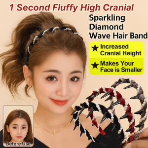 Crystal Headband for Women Non Slip Hair Band Makeup Skincare Essential Sweatproof Face Washing Headwear Accessory