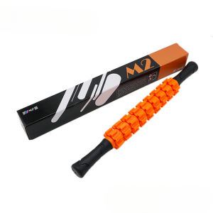 【ER】Gear Massage Stick Fascia Roller Plastic Roller Shaft Fitness Yoga Deep Muscle Relaxation Massage Axis