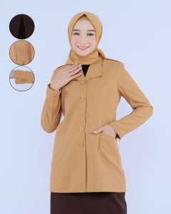 Setelan Baju Dinas Pramuka Rok Span Baju Pramuka Wanita Setalan Pramuka Guru Baju Pramuka Rok Span Wanita