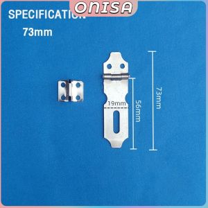 Onisa Safety Hasp Latch Lock Stainless Steel Cabinet/Door Latches with Screws