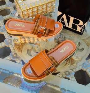 SANDAL WEDGES ZARA TWEET GESPER PREMIUM KOREAN STYLE KODE B1A