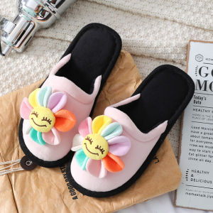 Korean Women love cute indoor slippers anti slip plush slippers thick-soled 36-37 25cm 38-39 26cm 40-41 27cm