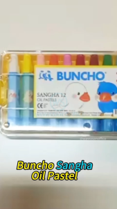 Buncho Sangha Oil Pastel / Buncho Oil Pastel / Buncho Crayon For Kids / Buncho Fluorescent Crayon / Warna Krayon 蜡笔
