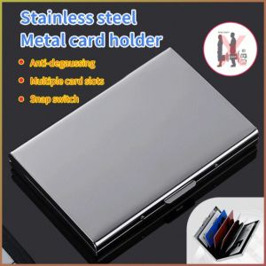 ที่ใส่บัตรกันขโมย คลื่นป้องกันแม่เหล็ก ที่ใส่บัตร ใช้งานได้จริง ทนทาน หลายสี แปรงโลหะ ธุรกิจ
