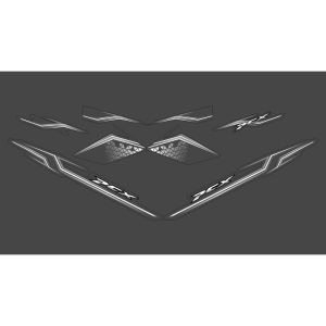 STRIPING STIKER TRANSPARAN HONDA PCX 150 LIS DESAIN SIMPLE VARIAN WARNA -SPCX - GSI