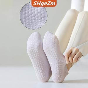 [COD] SHgeZm 1 Cặp Phụ Nữ Pilates Vớ Backless Chống-Trượt Thoáng Khí Yoga Vớ Mắt Cá Chân Phụ Nữ Múa Ba Lê Vớ Thể Thao Cho Tập Thể Dục Phòng Tập Thể Dục