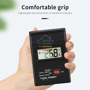 THERMOMETER DIGITAL SUHU GAS CAIR PADAT 50 - 1300C DETEKTOR PROBE THERMOKOPEL