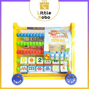 [Sato] Bộ Chữ Số Đa Năng Gấu Con Chăm Học Sato98 Đồ Chơi Giáo Dục Trẻ Em Học Toán Văn Chữ Số Cho Bé Tư Duy Học Hỏi