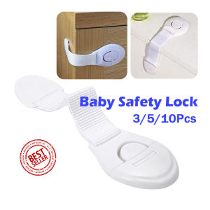 1pcs Baby Safety Lock Plastic Drawer Door Creative Cupboard Prevent Child Infant Toilet Cabinet Cupboard Fridge Door Safety Locks Baby Protection | Cute Baby