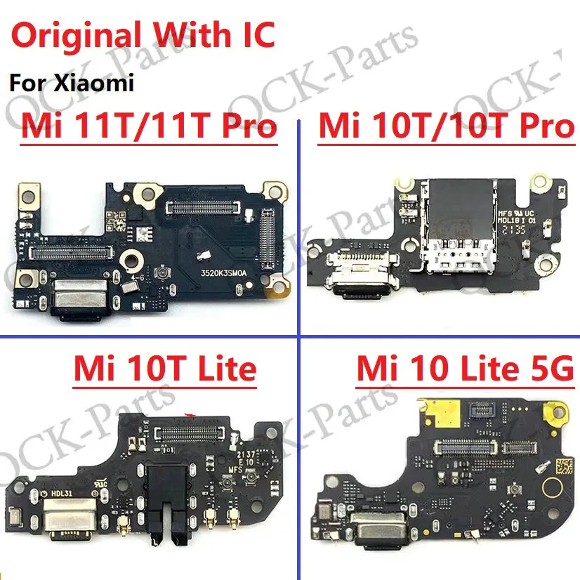 For Xiaomi Mi 10 10T 11T Pro lite 5G with IC USB Charging Port - Main Image