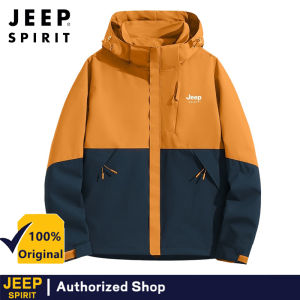 Jeep Spirit Men And Women Waterproof 3IN1 Hiking Jackets Windbreakers Warm Outdoor Windproof Jacket Camping Climbing Skiing Outdoor Coats