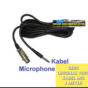 G95 ORIGINAL 100% Kabel mic cable mik 4 meter microphone mikrophone dynamic profesional karaoke voca