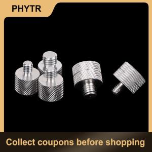 【PHYTR】 3 8  To 1 4  Male To Female Thread Screw Mount Adapter Tripod Plate Screw Capacitor Mic Shockproof Frame Screws