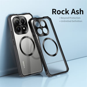 Case For Xiaomi 15T Pro Mi 15 T 5G For Aluminium Alloy Metal Frame Matte PC Transparent Cover Shockproof Bumper