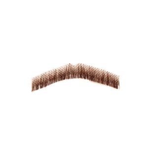 MISSLADY Handmade Human Hair Beard Real Hair Fancy Realistic Fake Moustache Synthetic Black Brown Makeup Fake Beard Man