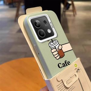 เคสสำหรับ POCO X6 PRO M6 PRO F6 PRO X6 M6 F6 5G เคสศัพท์แบบนุ่ม TPU ป้องกันกันกระแทก ดีไซน์ใหม่สวยงาม กาแฟ สร้างสรรค์ การ์ตูน SPSNKF01