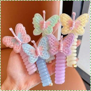 dây buộc tóc dây buộc tóc bằng dây điện thoại trang trí đồ đội đầu và băng đô dây buộc tóc