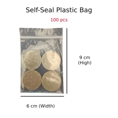 Transparent Ziplock Food Packaging Bags Thick TEBAI Assorted Sizes Ready Stock Ships Within 24 Hours