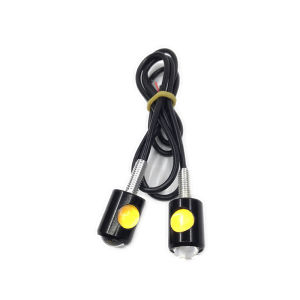 [COD] Creative Motorcycle Signal Lamp License Plate Light LED Bulb Eye Shape Turn Indicator Super Bright Easy Installation