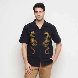 kemeja oversized boho bahan linen premium