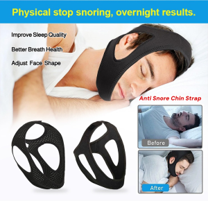 Adjustable Anti Snore Chin Strap Triangle Chin Strap Stop Snoring Belt Improve Sleep Quality Chin Strips Belt Better Breath Health 防打鼾下巴带