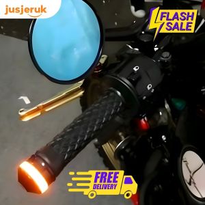 Lampu Jalu Stang Sein LED Motor Turn Signal Indicator Blinker 22mm 2Pc