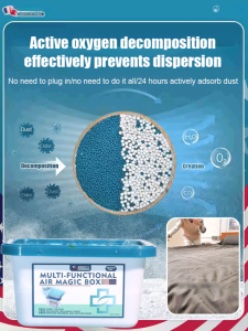 Decomposition of odors deodorant box Moistureabsorbing bag Dusting multifunction Comfort Fashion Air Circulation Drying Box Air Purification Box Reusable Adults