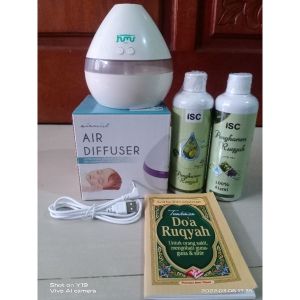 COD||REFILL PENGHARUM RUANGAN RUQYAH ISLAMI& NABAWI RUQYAH 250ml ORIGINAL REFILL DAN PAKET FREE DIFFUSER