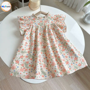 VÁY BÉ GÁI CỔ BÈO HOA NHÍ - MT2989