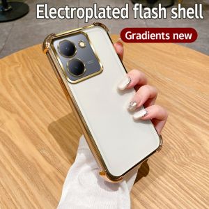Luxury Plating Case For Vivo Y36 4G Y36 5G Y27S 4G Y78 China Clear Shockproof Camera Protection Cover