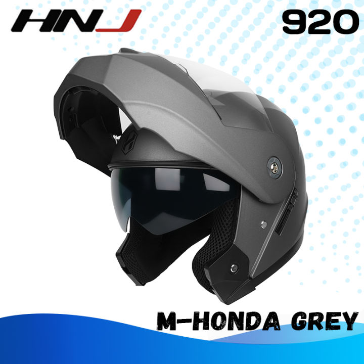 HNJ YM-920 PLAIN Men's motorcycle modular helmet full face for women ...