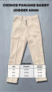 celana chinos anak tanggung buat lebaran usia 7 sampai 12 tahun