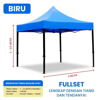 Cod Outdoor Tenda Lipat 2x2 Tenda Jualan Tenda Premium Lipat Anti Gores & Air Melindungi Dari Panas Dan Hujan Untuk Outdoor Tenda Bazar Outdoor3x3 Tenda Gazebo 1300d Tenda Jualan Pameran Dagang
